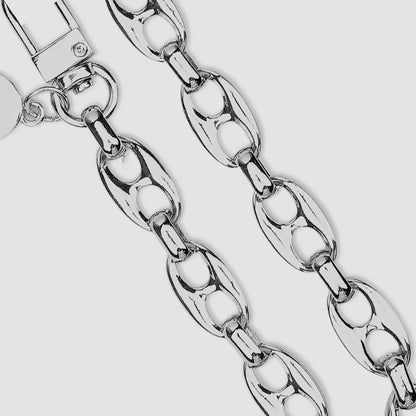 Silver Coffee Bean Short 30cm