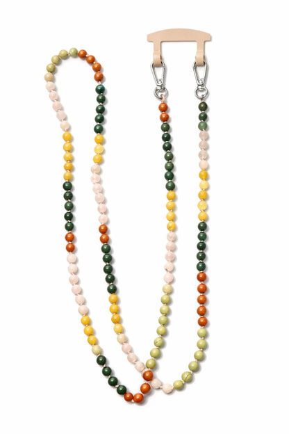 Multi Color Gemstone Mix 120 cm Jade · Quartz · Agate